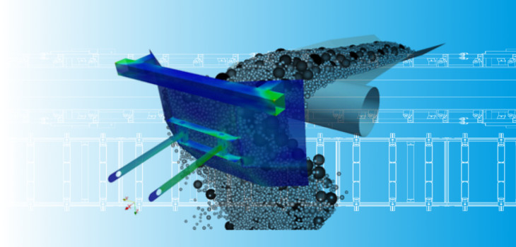 Coupled DEM-FEM Simulation Method